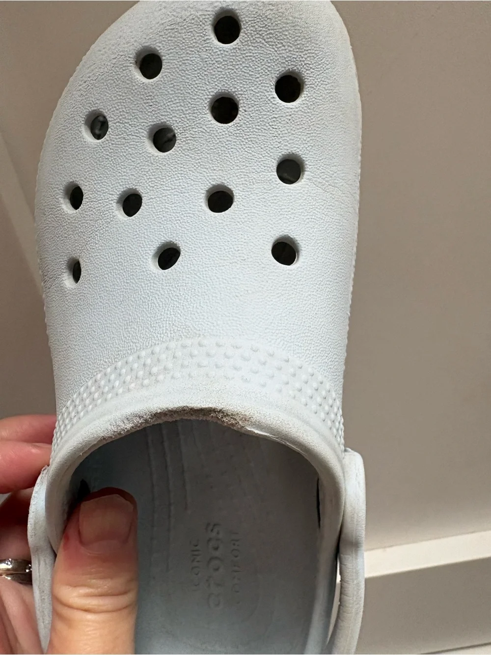 Crocs Waterproof Slip On Classic Clog - Light Blue Kids' Shoes Size 11c